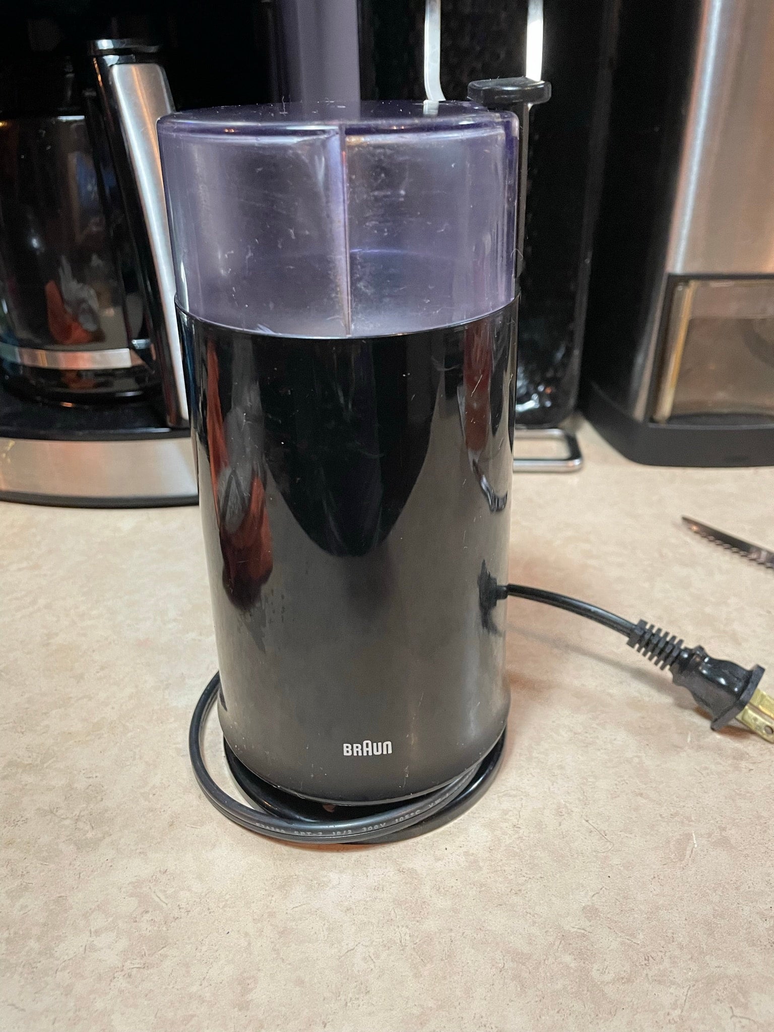 Braun coffee deals grinder ksm2